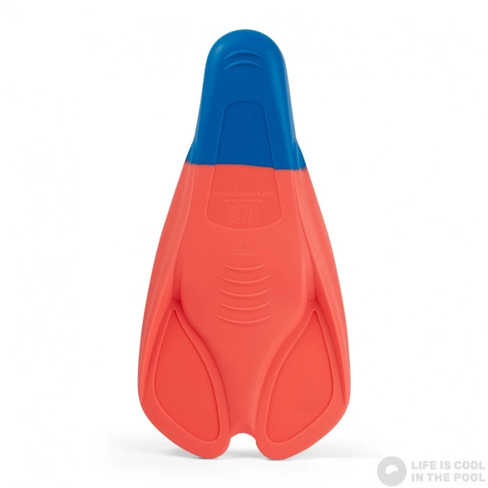 Speedo Training Fin Fluro Tangerine/Pool Blue/Blue Flame 5 Speedo Training Fin Fluro Tangerine/Pool Blue/Blue Flame - Image 3