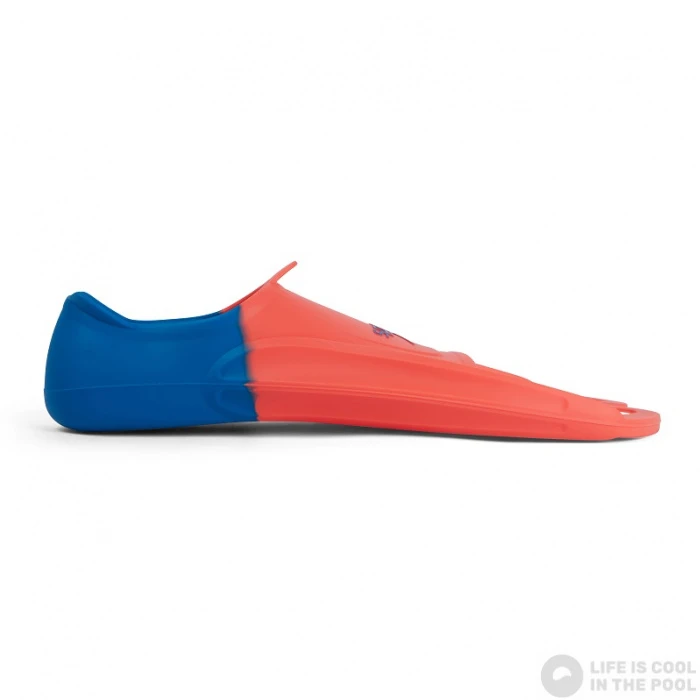 Speedo Training Fin Fluro Tangerine/Pool Blue/Blue Flame 6 Speedo Training Fin Fluro Tangerine/Pool Blue/Blue Flame - Image 4