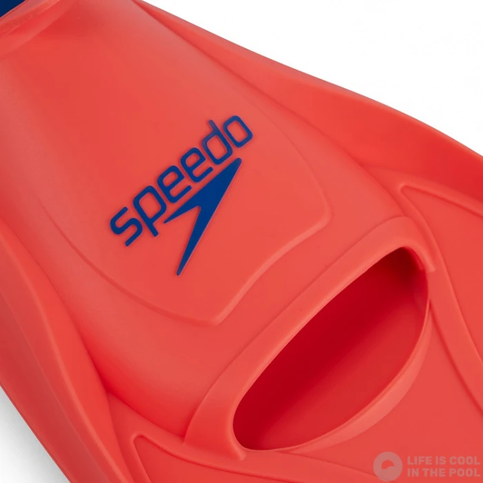Speedo Training Fin Fluro Tangerine/Pool Blue/Blue Flame 7 Speedo Training Fin Fluro Tangerine/Pool Blue/Blue Flame - Image 5