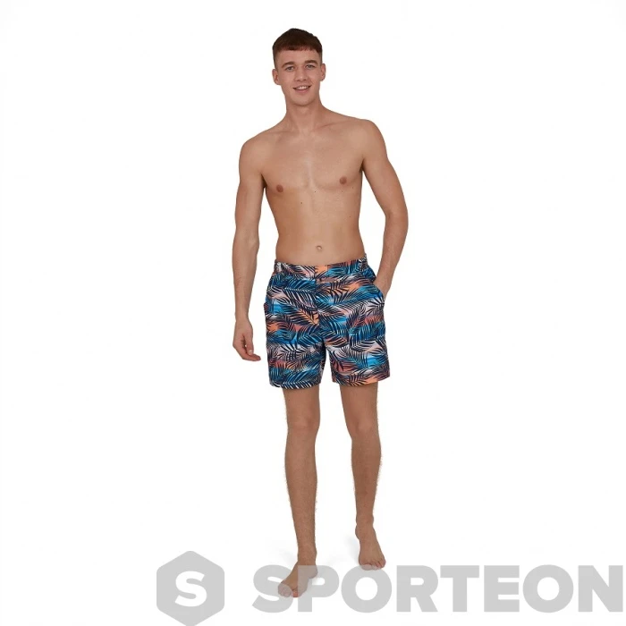 Speedo Vintage Paradise 16 Watershort True Navy/Mango/Sky Blue 4 Speedo Vintage Paradise 16 Watershort True Navy/Mango/Sky Blue - Image 2