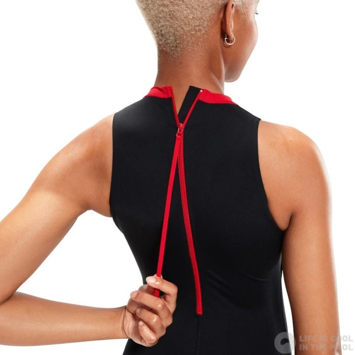 Speedo Womens Printed Hydrasuit Black/Fed Red/Chroma Blue/White 7 Speedo Womens Printed Hydrasuit Black/Fed Red/Chroma Blue/White - Image 5