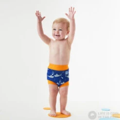 Splash About New Happy Nappy Shark Orange 7 Splash About New Happy Nappy Shark Orange -Swimming Equipment Store splash about new happy nappy shark orange original 2