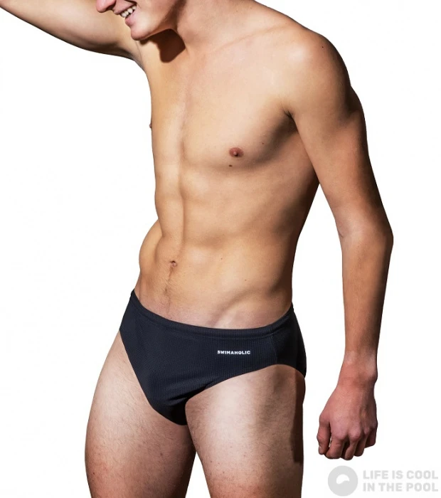 Swimaholic Brief Black/Grey 3 Swimaholic Brief Black/Grey