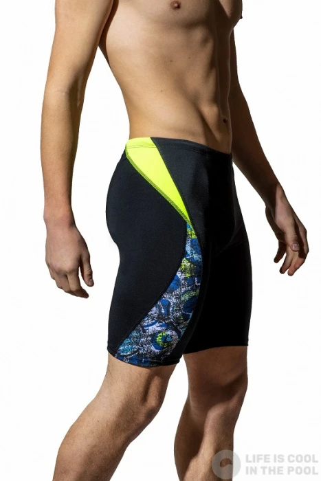 Swimaholic Jammer Black/Multi 5 Swimaholic Jammer Black/Multi - Image 3