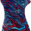 Tyr Heat Wave Cutoutfit Navy/Red