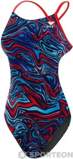 Tyr Heat Wave Cutoutfit Navy/Red
