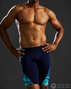 Tyr Mezio Blade Jammer Teal/Multi -Swimming Equipment Store tyr mezio blade jammer teal multi original 4