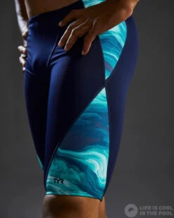 Tyr Mezio Blade Jammer Teal/Multi -Swimming Equipment Store tyr mezio blade jammer teal multi original 6