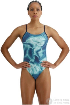 Tyr Mezio Cutoutfit Teal/Multi