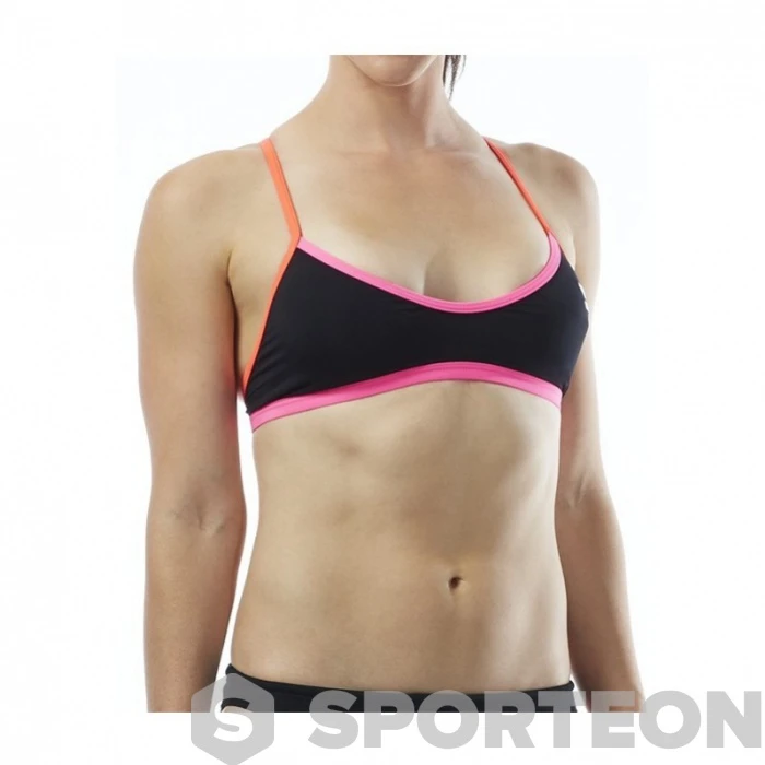 Tyr Solid Brites Crosscutfit Bikini Top Black/Pink/Red 6 Tyr Solid Brites Crosscutfit Bikini Top Black/Pink/Red - Image 4