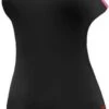 Tyr Solid Cutoutfit Black/Pink 1 Tyr Solid Cutoutfit Black/Pink -Swimming Equipment Store tyr solid cutoutfit black pink original