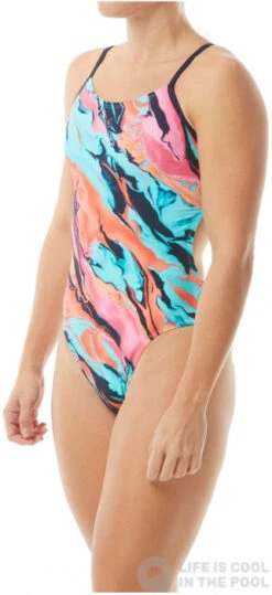 Tyr Soulful Cutoutfit Black/Blue/Orange